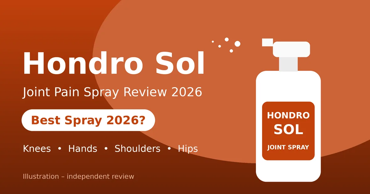 Hondro Sol joint pain spray review 2026 – Best Spray 2026?
