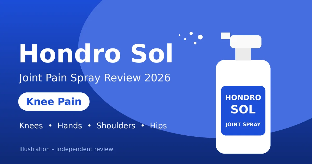 Hondro Sol joint pain spray review 2026 – Knee Pain