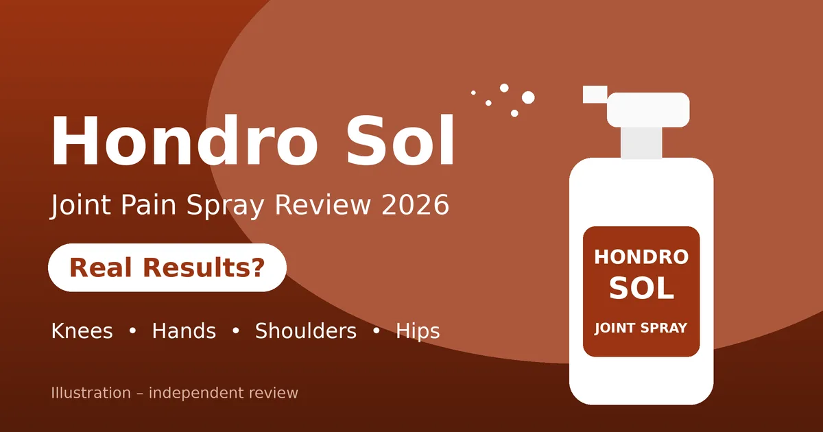 Hondro Sol joint pain spray review 2026 – Real Results?
