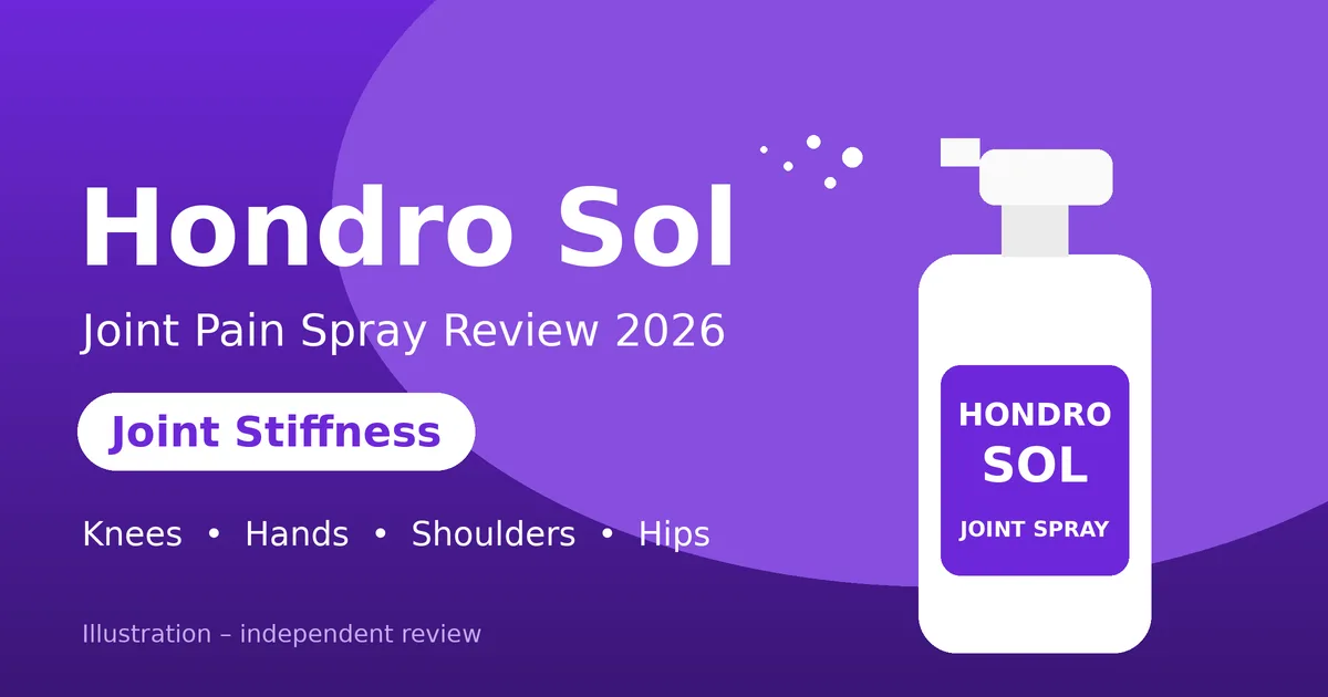 Hondro Sol joint pain spray review 2026 – Joint Stiffness