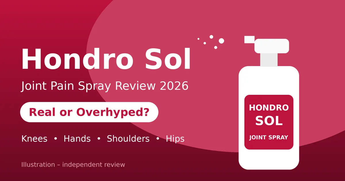 Hondro Sol joint pain spray review 2026 – Real or Overhyped?