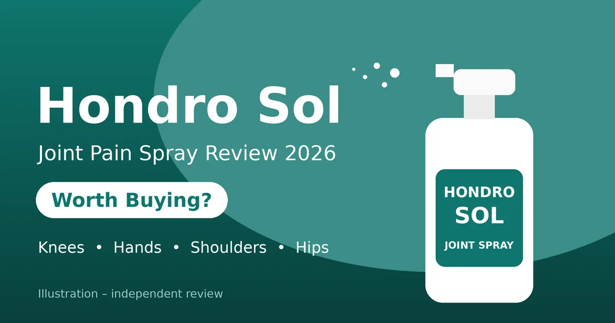 Hondro Sol joint pain spray review 2026 – Worth Buying?
