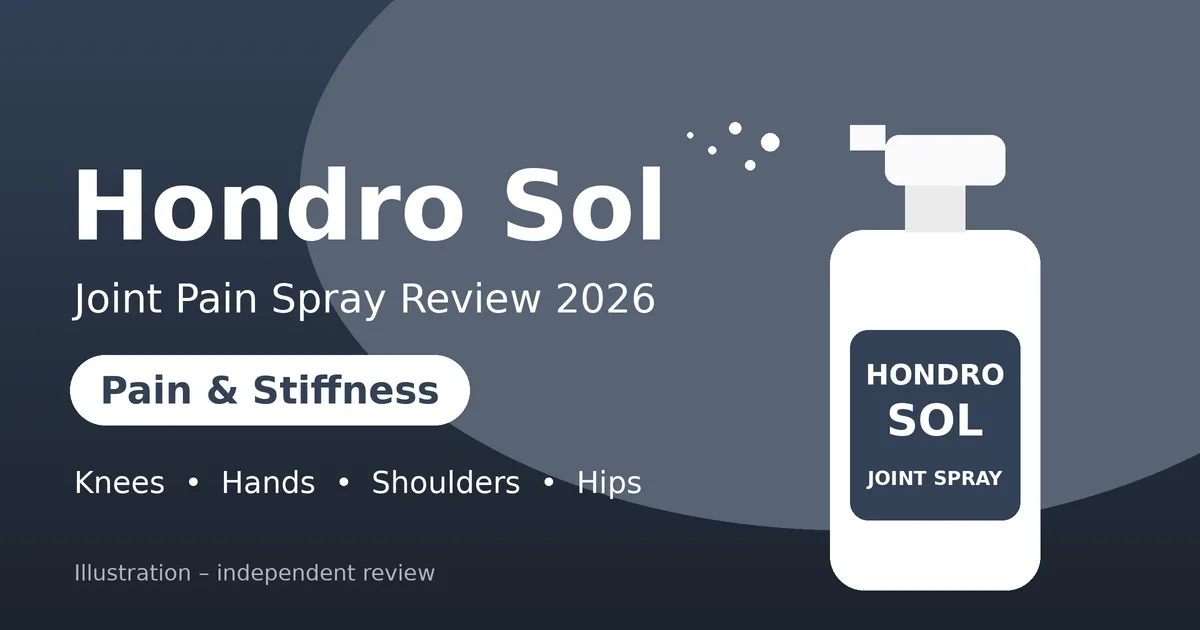 Hondro Sol joint pain spray review 2026 – Pain & Stiffness
